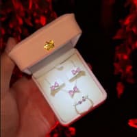 🌸 Pandora “Pink Bow” nafis zargarlik to‘plam🎀