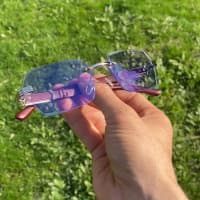 Rimless (ramkasiz) luxury dizayn ko‘zoynak