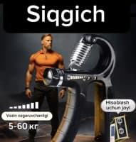Yigit kishini mushaklari bezaydi (Hisoblagichli siqgich)